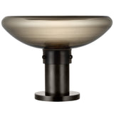 Morgan Table Lamp Burnished Bronze Smoke Glass By Visual Comfort Modern - Front View3