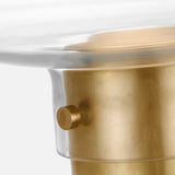 Morgan Table Lamp Hand Rubbed Antique Brass Clear Glass By Visual Comfort Modern - Detailed View1