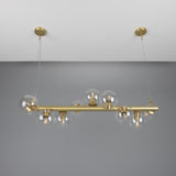 Moriarty Chandelier - Satin Brass