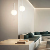 Motus Pendant Light By Kundalini, Finish: White