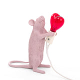 Mouse Lamp Love Edition By Seletti