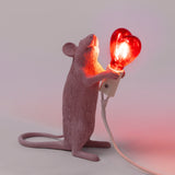Mouse Lamp Love Edition By Seletti