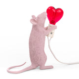 Mouse Lamp Love Edition By Seletti