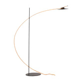 Ms. Bowjangles Tall Floor Lamp Orange by Ingo Maurer