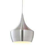 Mulinare Wide Pendant Light Brushed Nickel By Matteo
