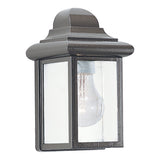 Mullberry Hill Outdoor Wall Lantern — Bronze with Clear Beveled Glass