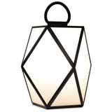 Muse Fixed Outdoor Lantern Medium Matt Black Lacquered By Contradi