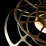 Muse LED Pendant Large detail in Modern Brass, by Hubbardton Forge