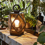 Muse Rechargeable Outdoor Lamp Small Bronze Lacquered By Contardi - Lifestyle View3