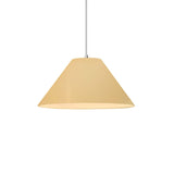Muted Yellow Avola Small Ceramic Pendant by Justice Design