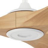 Mylo Ceiling Fan 70" in Matte White | White Maple