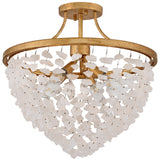 Myra Semi-Flush Mount By Frederic Ramond - Down View