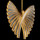 Mysterie Pendant Light Aged Brass By Schonbek Forever Side View
