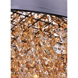 Mystic Round Chandelier By Maxim Lighting Small BZ Detailed View