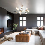 Nabila Chandelier, Size: Medium, Finish: Brushed Brass