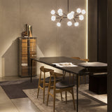 Nabila Chandelier, Size: Medium, Finish: Brushed Brass