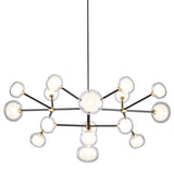 Nabila Chandelier, Size: Large, Finish: Brushed Brass