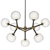 Nabila Chandelier, Size: Small, Finish: Brushed Brass