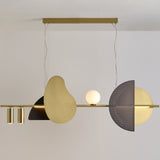 Nacho Linear Suspension Medium Satin Brass By CVL Lifestyle View