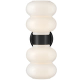 Nadia Wall Sconce Black By Lark Living - Front View1