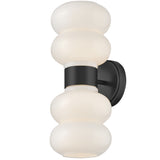 Nadia Wall Sconce Black By Lark Living - Side View2