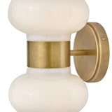 Nadia Wall Sconce Lacquered Brass By Lark Living - Detailed View