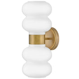 Nadia Wall Sconce Lacquered Brass By Lark Living - Side View1