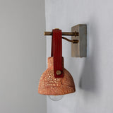 Nagi Wall Light Antique_Brass_Red_Iron_Red