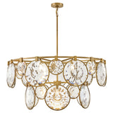Nala Large Multi Tier Chandelier - Heritage Brass - by Fredrick Ramond