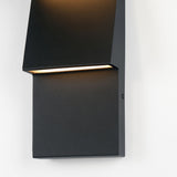 Nanton 2 Light Outdoor Wall Sconce Black By Eurofase Detailed View