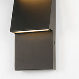 Nanton 2 Light Outdoor Wall Sconce Bronze By Eurofase Detailed View 3