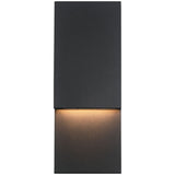Nanton Outdoor Wall Sconce Medium Black By Eurofase