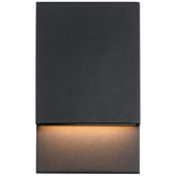 Nanton Outdoor Wall Sconce Small Black By Eurofase