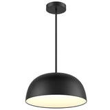 Napa Flush Mount and Pendant Black By DALS - Front View1