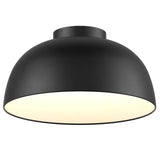 Napa Flush Mount and Pendant Black By DALS - Front View