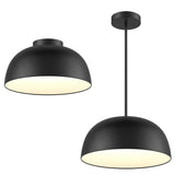 Napa Flush Mount and Pendant Black By DALS