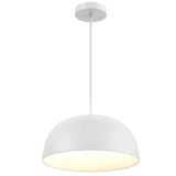 Napa Flush Mount and Pendant White By DALS - Front View1
