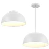 Napa Flush Mount and Pendant White By DALS