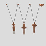 Nappe C3 Pendant Lamp By Masiero, Finish: Brushed Copper, , | Casa Di Luce Lighting
