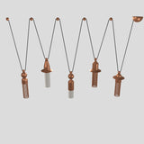 Nappe C5 Pendant Lamp By Masiero, Finish: Brushed Copper, , | Casa Di Luce Lighting