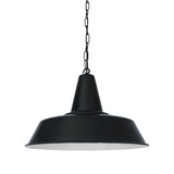 Nassau Industrial Factory Pendant - Matte Black