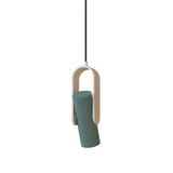 Nastro Pendant Light, Finish: Greenish Grey, Color: Eggshell