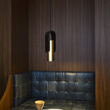 Nastro Pendant Light, Finish: Brushed Brass, Color: Sand Black