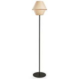 Ivory White Black Metal Hotel Floor Lamp by LZF