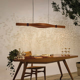 Natural Cherry Woodstraps Linear Suspension by LZF