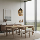 Natural Large Harmonie Pendant Light by Traum in Dining Room