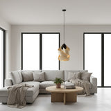 Natural Large Harmonie Pendant Light by Traum in Living Room