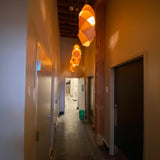 Natural Large Kokon Pendant Light by Traum in Corridor