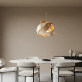 Natural Large Meer Pendant Light by Traum in Dining Room