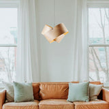 Natural Medium Blume Pendant Light by Traum in Living Room